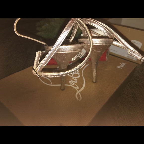 🥰 Christian Louboutin Podium Pink Napa Leather Heels - Picture 8 of 8